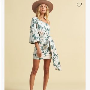 NWT Salty Blonde x Billabong One Shoulder Dress